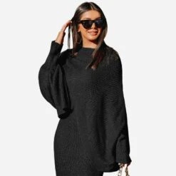 Women's Ribbed Oversized Split Sweater - Cupshe 11 Women's Ribbed Oversized Split Sweater - Cupshe -Avenue Sale Store GUEST 50487530 56b2 4307 bb83 7ed093759b34