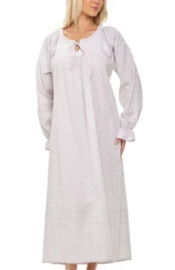 Women's Cotton Victorian Poet's Nightgown With Pockets, Juliet Long Sleeve Lace Trim Front Tie Long Vintage Night Dress Gown 14 Women's Cotton Victorian Poet's Nightgown With Pockets, Juliet Long Sleeve Lace Trim Front Tie Long Vintage Night Dress Gown -Avenue Sale Store GUEST 50d03f4a e969 43f9 b91d 0677a2653668
