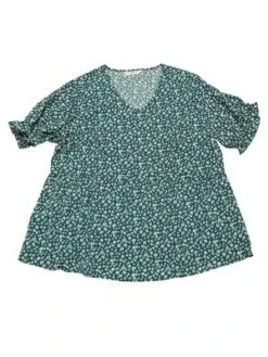 Agnes Orinda Women's Plus Size V Neck Floral Tiered Babydoll Blouses -Avenue Sale Store GUEST 5110f85c 16be 4c95 9b20 b5faf35e0992