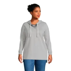 Lands' End Women's Long Sleeve Heavyweight Jersey Button Front Hoodie Tunic 8 Lands' End Women's Long Sleeve Heavyweight Jersey Button Front Hoodie Tunic -Avenue Sale Store GUEST 580bbaf9 a998 4b80 a56b 4554c6cfe8b1