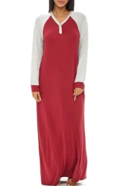 Women's Soft Knit Nightgown, Full Length Long Henley Night Shirt Pajama Top With Pockets 25 Women's Soft Knit Nightgown, Full Length Long Henley Night Shirt Pajama Top With Pockets -Avenue Sale Store GUEST 582255c2 2bec 4e90 955e 6a634b21344a