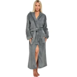 Women's Classic Winter Robe, Hooded Cozy Plush Fleece Bathrobe 30 Women's Classic Winter Robe, Hooded Cozy Plush Fleece Bathrobe -Avenue Sale Store GUEST 582f8a3d 9836 4e3d 9f9c 4f138d8b8bcb