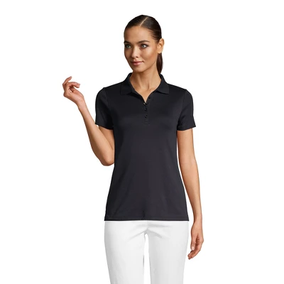 Lands' End School Uniform Women's Tall Supima Cotton Short Sleeve Polo Shirt 4 Lands' End School Uniform Women's Tall Supima Cotton Short Sleeve Polo Shirt - Image 4