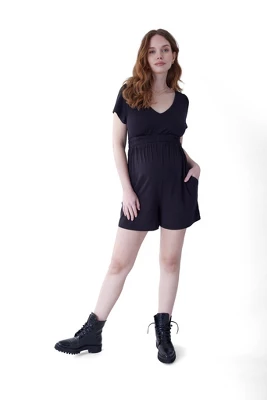 Ingrid & Isabel Maternity Soft Knit Romper 5 Ingrid & Isabel Maternity Soft Knit Romper - Image 5