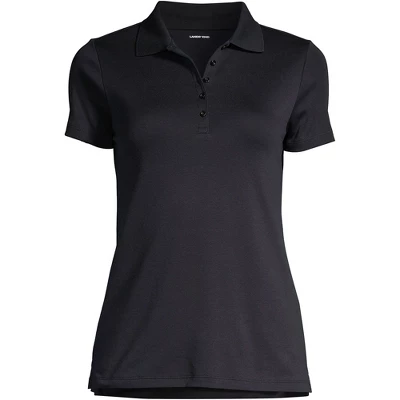 Lands' End School Uniform Women's Tall Supima Cotton Short Sleeve Polo Shirt 2 Lands' End School Uniform Women's Tall Supima Cotton Short Sleeve Polo Shirt - Image 2