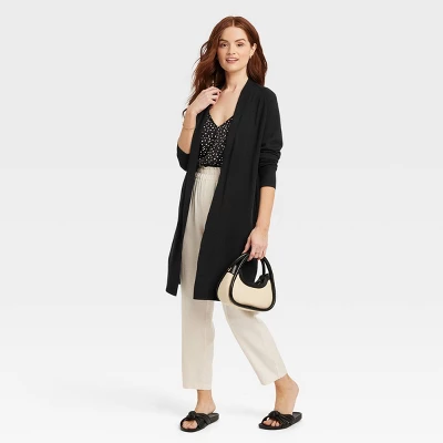 Women's Long Layering Duster Cardigan - A New Day™ 2 Women's Long Layering Duster Cardigan - A New Day™ - Image 2