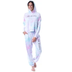 Friends TV Show Logo Tie Dye Womens' Pajama Loungewear Hooded Jogger Set Mulitcolor -Avenue Sale Store GUEST 60f1fbbc 1a1f 497c b4ed 608c8eab2b4a