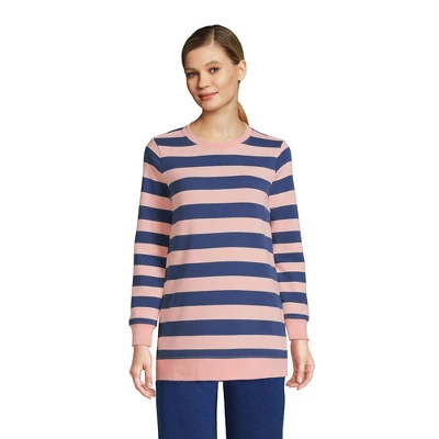 Lands' End Women's Serious Sweats Crewneck Long Sleeve Sweatshirt Tunic 3 Lands' End Women's Serious Sweats Crewneck Long Sleeve Sweatshirt Tunic - Image 3