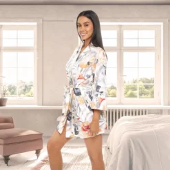 Women's Soft Cotton Knit Jersey Lounge Robe With Pockets, Short Bathrobe 18 Women's Soft Cotton Knit Jersey Lounge Robe With Pockets, Short Bathrobe -Avenue Sale Store GUEST 63719298 335f 4a8d 9665 90803261e2a5