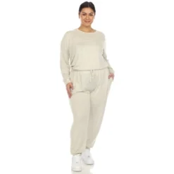 Women's Plus Size 2 Piece Lounge Set - White Mark 19 Women's Plus Size 2 Piece Lounge Set - White Mark -Avenue Sale Store GUEST 6457d41d b6a0 4ece 8b5c 5c18e58a8ca8