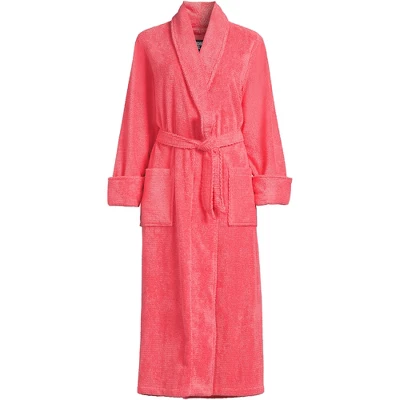 Lands' End Women's Cotton Terry Long Spa Bath Robe 6 Lands' End Women's Cotton Terry Long Spa Bath Robe - Image 6