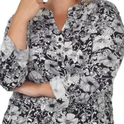 Womens Plus Pleated Long Sleeve Floral Print Blouse - White Mark 12 Womens Plus Pleated Long Sleeve Floral Print Blouse - White Mark -Avenue Sale Store GUEST 66663bf6 04cd 499a 9d72 eb005514bad4