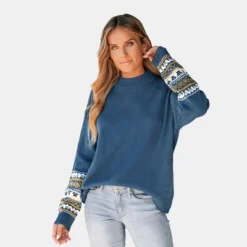 Women's Fair Isle Trim Mock Neck Sweater - Cupshe 13 Women's Fair Isle Trim Mock Neck Sweater - Cupshe -Avenue Sale Store GUEST 6b641db9 d459 4a58 a182 442559f482d5