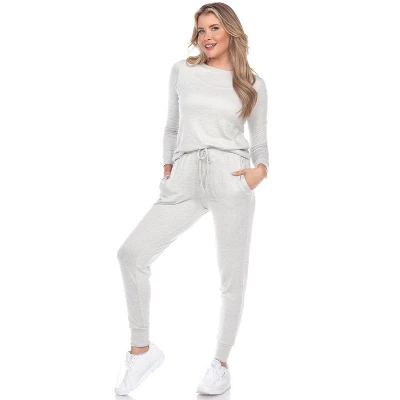 Women's 2 Piece Lounge Set - White Mark 3 Women's 2 Piece Lounge Set - White Mark - Image 3