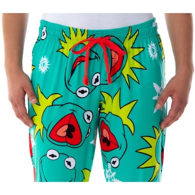 Disney The Muppets Womens' Kermit The Frog Head Toss Sleep Lounge Pajama Pants 2 Disney The Muppets Womens' Kermit The Frog Head Toss Sleep Lounge Pajama Pants - Image 2