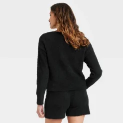 Women's Cozy Yarn Pullover Sweater - Stars Above™