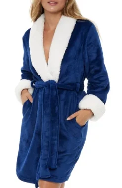 Women's Classic Plush Robe, Short Fleece Bathrobe Solids 16 Women's Classic Plush Robe, Short Fleece Bathrobe Solids -Avenue Sale Store GUEST 7482de14 3d0e 43bb b7dd cbcdb53aa300