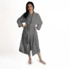 Women's Ultra-Absorbent Cotton Bathrobe By Blue Nile Mills