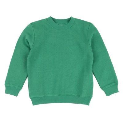 Leveret Kids Long Sleeve Classic Solid Color Sweatshirt 5 Leveret Kids Long Sleeve Classic Solid Color Sweatshirt - Image 5
