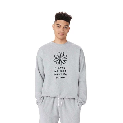 Charly Clements No Idea What I'm Doing Sweatshirt - Deny Designs 2 Charly Clements No Idea What I'm Doing Sweatshirt - Deny Designs - Image 2