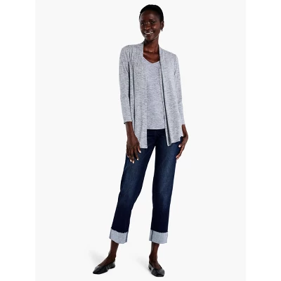 NIC + ZOE Pocket Drapey Rib Cardigan 4 NIC + ZOE Pocket Drapey Rib Cardigan - Image 4