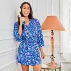 Women's Soft Cotton Knit Jersey Lounge Robe With Pockets, Short Bathrobe 20 Women's Soft Cotton Knit Jersey Lounge Robe With Pockets, Short Bathrobe -Avenue Sale Store GUEST 7abe35d6 33eb 4843 9717 f0a05d321d7b