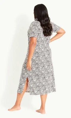 Women's Plus Size Animal Night Dress - Blush | EVANS
