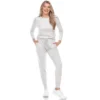 Women's 2 Piece Lounge Set - White Mark