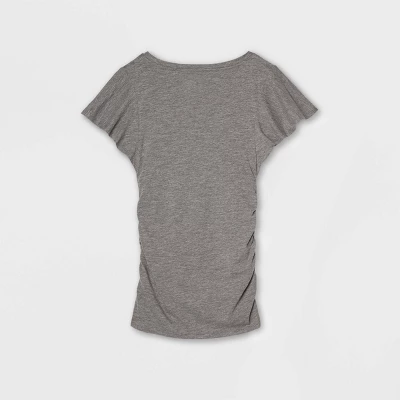 Maternity Flutter Short Sleeve Knit Top - Isabel Maternity By Ingrid & Isabel™ 1 Maternity Flutter Short Sleeve Knit Top - Isabel Maternity By Ingrid & Isabel™