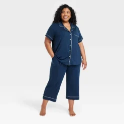 Women's Beautifully Soft Short Sleeve Notch Collar Top And Pants Pajama Set - Stars Above™ 11 Women's Beautifully Soft Short Sleeve Notch Collar Top And Pants Pajama Set - Stars Above™ -Avenue Sale Store GUEST 805da127 077a 4216 bfe6 1614408d351a
