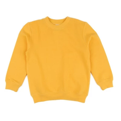 Leveret Kids Long Sleeve Classic Solid Color Sweatshirt 6 Leveret Kids Long Sleeve Classic Solid Color Sweatshirt - Image 6