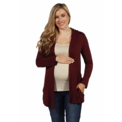 24seven Comfort Apparel Open Front Lightweight Hooded Maternity Cardigan 9 24seven Comfort Apparel Open Front Lightweight Hooded Maternity Cardigan -Avenue Sale Store GUEST 818a207b 4f6b 4cdd 94c7 476a56c6a143