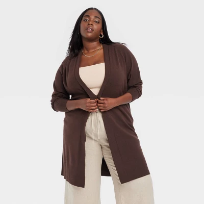 Women's Long Layering Duster Cardigan - A New Day™ 5 Women's Long Layering Duster Cardigan - A New Day™ - Image 5