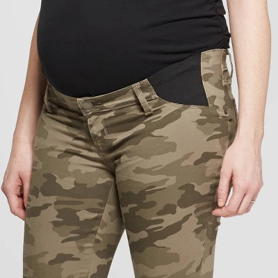 Maternity Camo Print Under Belly Skinny Cropped Jeans - Isabel Maternity By Ingrid & Isabel 3 Maternity Camo Print Under Belly Skinny Cropped Jeans - Isabel Maternity By Ingrid & Isabel - Image 3