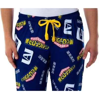 My Hero Academia Womens' Allover Print Design Sleep Lounge Pajama Pants 2 My Hero Academia Womens' Allover Print Design Sleep Lounge Pajama Pants - Image 2