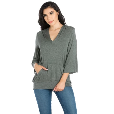 24seven Comfort Apparel Womens Trendy Oversized Fashion Hoodie Top 6 24seven Comfort Apparel Womens Trendy Oversized Fashion Hoodie Top - Image 6