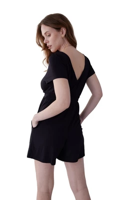 Ingrid & Isabel Maternity Soft Knit Romper 2 Ingrid & Isabel Maternity Soft Knit Romper - Image 2