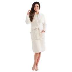 Softies Heathered Marshmallow 38" Wrap Robe 14 Softies Heathered Marshmallow 38" Wrap Robe -Avenue Sale Store GUEST 85333e32 2136 4e97 9415 9a2e8070a150