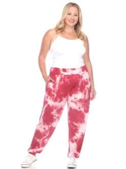 Women's Plus Size Tie Dye Harem Pants - White Mark -Avenue Sale Store GUEST 85bc45d0 5308 4753 9f75 7bee95e1de2c