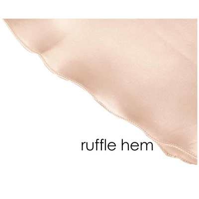 Allegra K Women Satin Plus Size Lotus Leaf Hem Basic Braces Skirt Dress Full Slip Camisole 4 Allegra K Women Satin Plus Size Lotus Leaf Hem Basic Braces Skirt Dress Full Slip Camisole - Image 4