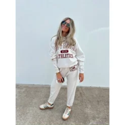 Women's Ascot + Hart Beverly Hills Graphic Pullover Sweatshirt - Beige -Avenue Sale Store GUEST 87df730b 92e5 4aab a544 193d5c5de7bc