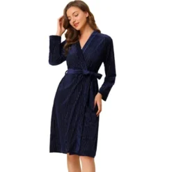 Allegra K Women's Velvet Bathrobe Soft Lounge Pajamas Sleepwear Tie Waist Flannel Robe 12 Allegra K Women's Velvet Bathrobe Soft Lounge Pajamas Sleepwear Tie Waist Flannel Robe -Avenue Sale Store GUEST 887191c7 93ba 4312 b462 cca3f3ca846f