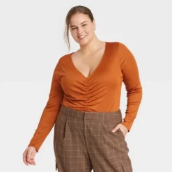 Women's Long Sleeve Ruched Slim Fit Bodysuit - A New Day™ 13 Women's Long Sleeve Ruched Slim Fit Bodysuit - A New Day™ -Avenue Sale Store GUEST 8bf9164d 1d11 467a 8e8b 64c6582fdb4a