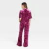 Women's Luxe Velour Pajama Set - Stars Above™