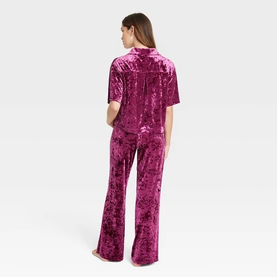Women's Luxe Velour Pajama Set - Stars Above™ 1 Women's Luxe Velour Pajama Set - Stars Above™