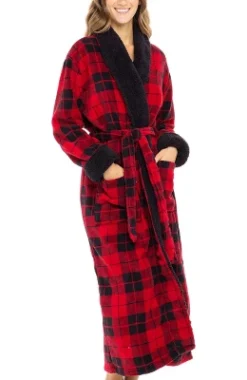 Women's Warm Winter Robe, Plush Fleece Full Length Long Bathrobe 12 Women's Warm Winter Robe, Plush Fleece Full Length Long Bathrobe -Avenue Sale Store GUEST 91336948 3329 4eb3 9dab a464f428c28b