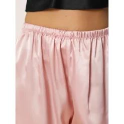 Cheibear Women's Wide-leg Elastic Waist Long Pants 2 Pieces Sleep Pants Set -Avenue Sale Store GUEST 933518c7 b06b 465a b194 307cefc5b86f