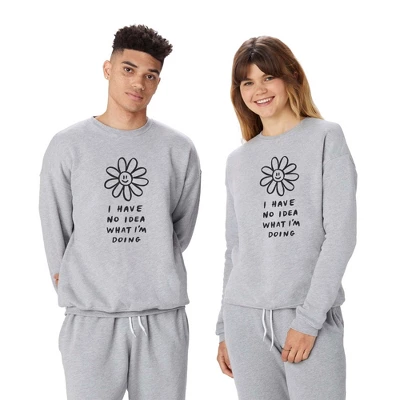 Charly Clements No Idea What I'm Doing Sweatshirt - Deny Designs 3 Charly Clements No Idea What I'm Doing Sweatshirt - Deny Designs - Image 3