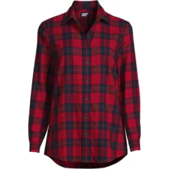 Lands' End Women's Tall Flannel Boyfriend Fit Long Sleeve Shirt 21 Lands' End Women's Tall Flannel Boyfriend Fit Long Sleeve Shirt -Avenue Sale Store GUEST 969829f7 033a 4e35 88f1 5c8b4daaed71