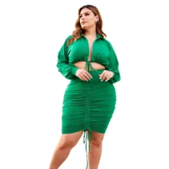 Rebdolls Women's Tie Front Blouse